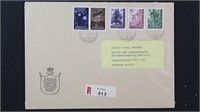 Liechtenstein Stamps on Covers, small selection, 1