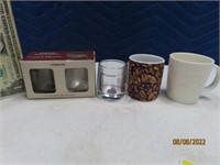 (5) Espresso Shot Glass STARBUCKS Cups