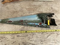 Painted hand saw