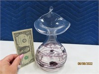 Mint German 9" ANGELIKA Art Glass Vase $$$