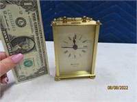 5" GALILEO Germany Brass Mini Mantle Clock