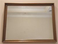 Large mirror copper resin frame