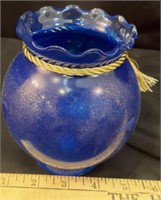 Blue Glittery Jar
