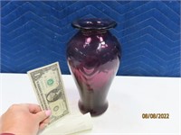 FENTON? Purple MetroMuseumArt Glass Vase $$$