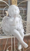 5" Ceramic Shelf Sitting Angel