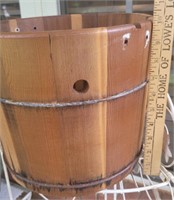 10" Wooden Bucket