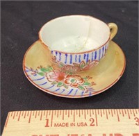 Small Japanese China Cup and Saucer set