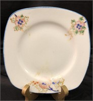 Vintage decorative plate w/flowers 5.5"
