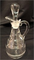 Vintage Heisey Glassware Glass Saturn Oil Cruet