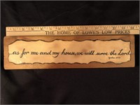 Wood Bible Verse for Wall Art