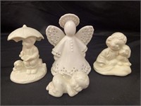 4 Assorted Ceramic Figures