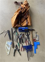 Assorted Tools with Bag