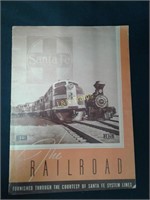 1941 - Santa Fe Railway Magazine - Good Cond.