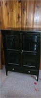 Antique solid wood 2-door,2-drawer locking