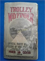 1916 TROLLEY WAYFINDER: Guide to New England