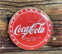 12" Metal Coca-Cola Thermometer