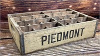 Vintage Piedmont Wood soda crate Greensboro