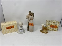 Lot of small statue decorations dancing promise