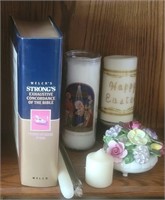 Group of candles and Royal Adderley