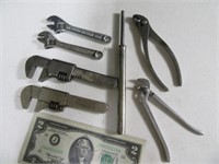 Lot asst Vintage Mini Wrenches & Tools Collectors