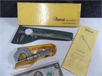 (2) CENTRAL TOOL Hand Micrometer Measuring Tools