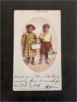 1903 Dated Black Americana Postcard
