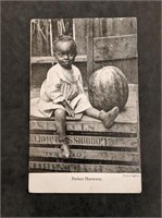 Rare 1907 Black Americana Postcard