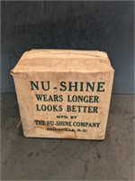 Vintage Box of Nu-Shine Shoe Polish