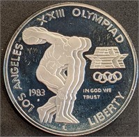 1983-S Proof US Mint Commemorative Silver Dollar