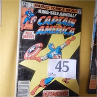 75 CENT COMIC BOOK:  CAPTAIN AMERICA BY MARVEL