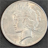 1923 Peace Silver Dollar Nice Detail