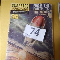 15 CENT COMIC BOOK:  FROM THE EARTH TO THE MOON