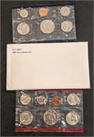 1981 US Mint Uncirculated Coin Set P & D Mints
