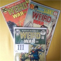 20 CENT & 50 CENT COMIC BOOKS:  WEIRD WAR TALES
