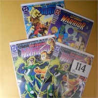 COMIC BOOKS:  WARRIOR BY DC QTY 4