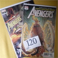 COMIC BOOKS:  THE AVENGERS BY MARVEL QTY 2