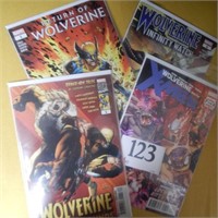 COMIC BOOKS:  WOLVERINE BY MARVEL QTY 4