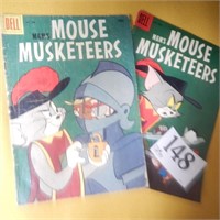 10 CENT COMIC BOOKS: MOUSE MUSKETEERS BY DELL QTY