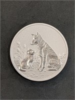 2022 2 oz silver Australia Dingo and Pup