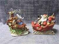 Santa & Sleigh Christmas decoration