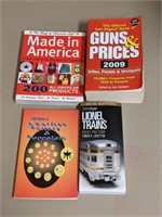 Group of Collector Guides Trains Guns Antiques