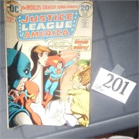 20 CENT COMIC BOOK:  JUSTICE LEAGUE AMERICA BY DC