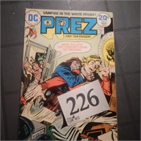 20 CENT COMIC BOOK:  PREZ FIRST TEEN PRESIDENT BY