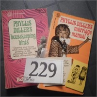 1966 & 1969 COMEDY NOVELS PHYLLIS DILLER QTY 2