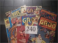 75 CENT & $1 COMIC BOOKS:  GROO BY MARVEL QTY 6