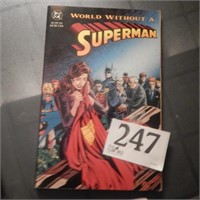GRAPHIC NOVEL WORLD WITHOUT A SUPERMAN BY DC