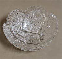 Beautiful Antique 7" Cut Glass Bowl