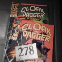 COMIC BOOKS:  CLOAK & DAGGER BY MARVEL QTY 2