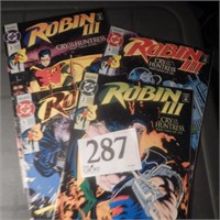 COMIC BOOKS:  ROBIN III  BY DC QTY4