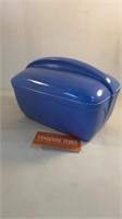 Hall Pottery Covered Bread Dish